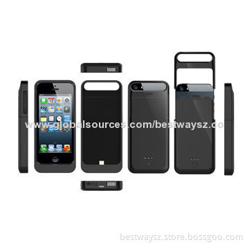 Power Charger Case with MFI Certificate, Charge 100% for iPhone 5/5S